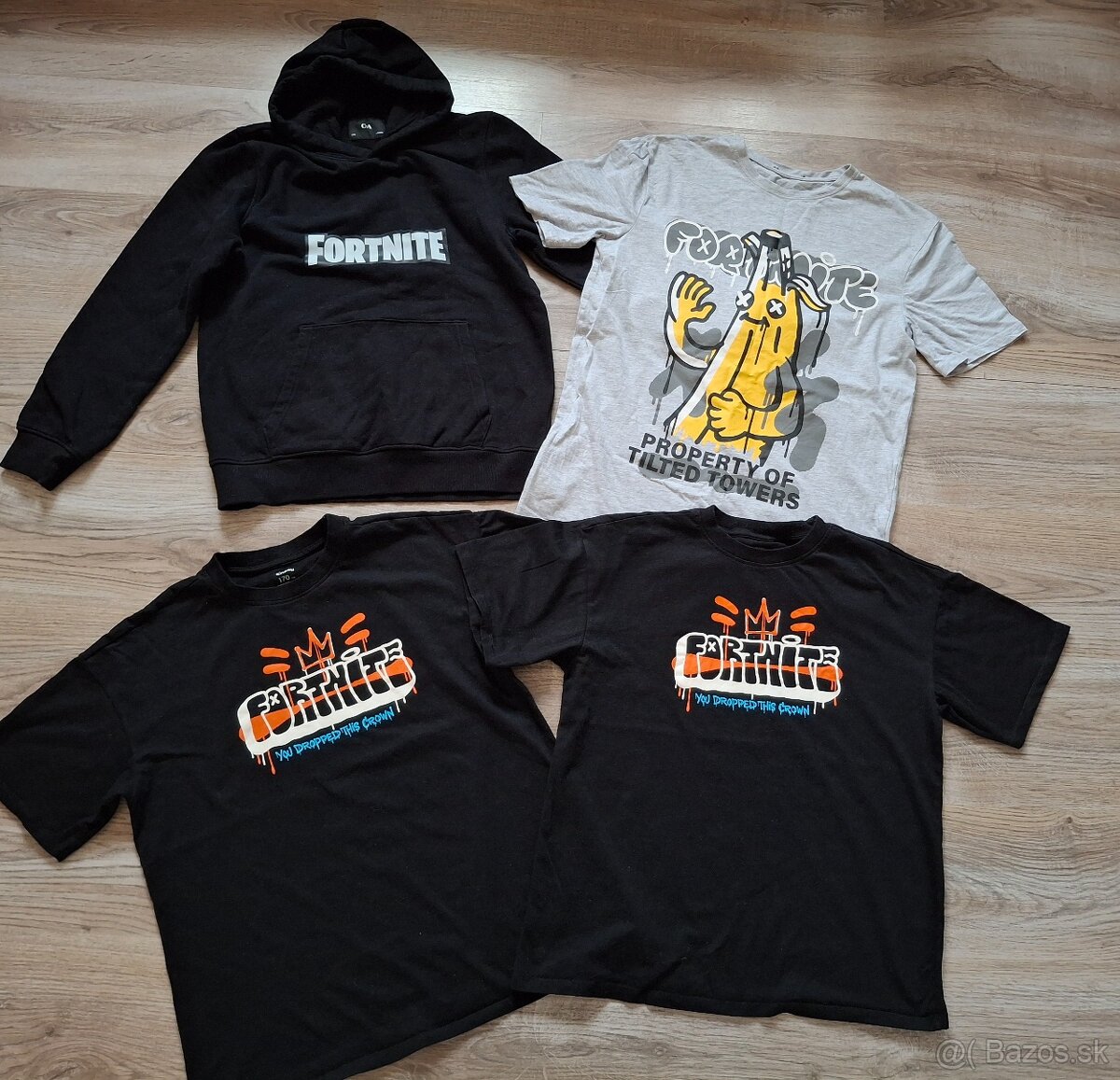 Nové chlapčenské/ pánske Fortnite mikiny a tričká 170/176, S - 2
