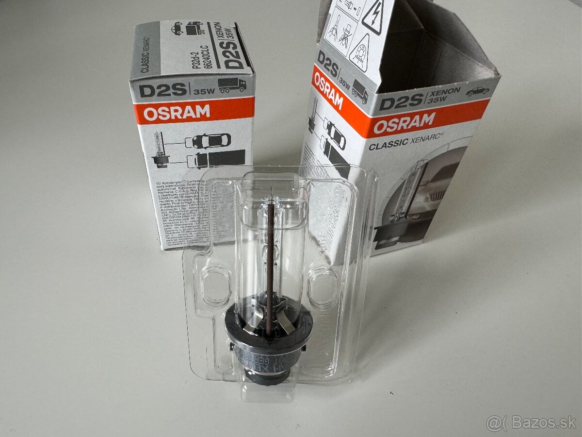 D2S OSRAM Classic xenonove vybojky - 2