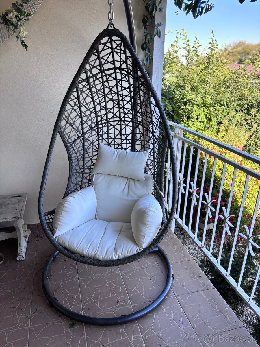 Predam zahradne hupacie kreslo (vajicko) - 2