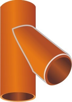 Kominová šamotová vložka Ø 200 - 2