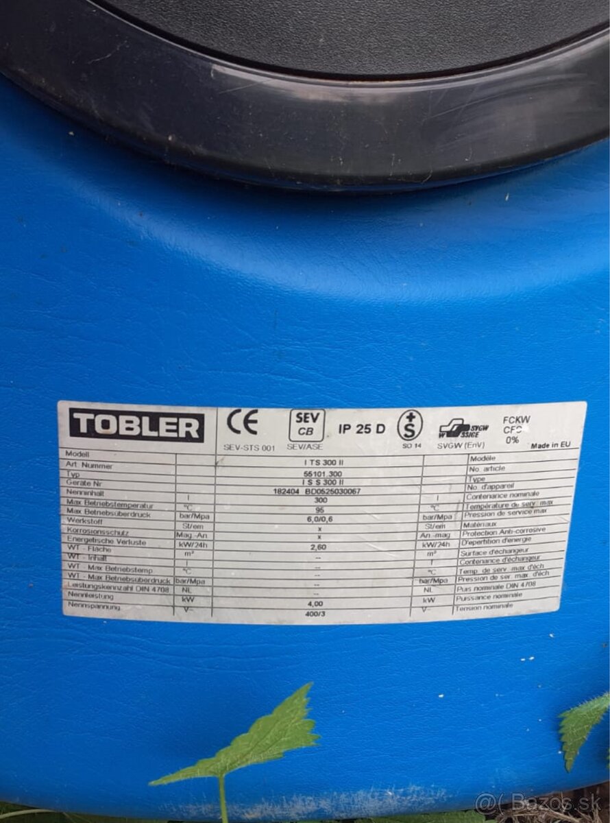 Predám Bojler 300l - 2