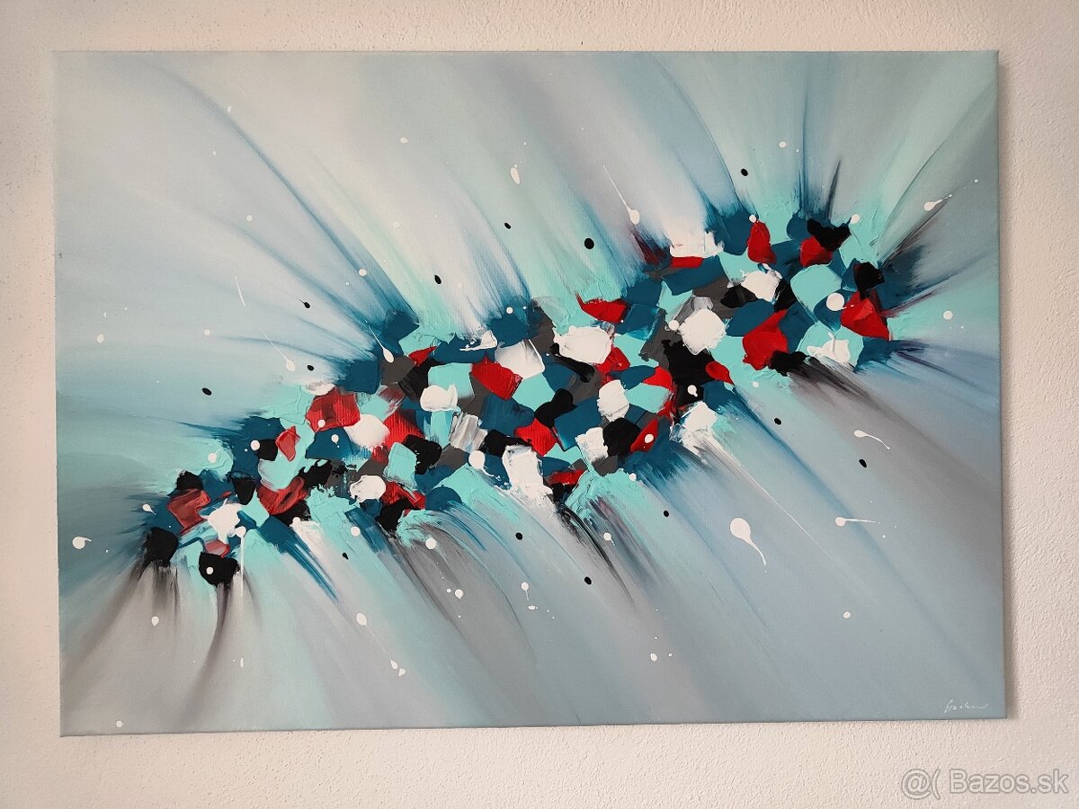 Ručne maľovaný obraz akryl - 2