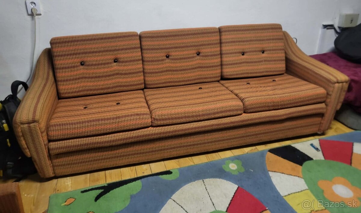 Retro roztahovaci gauč - 2