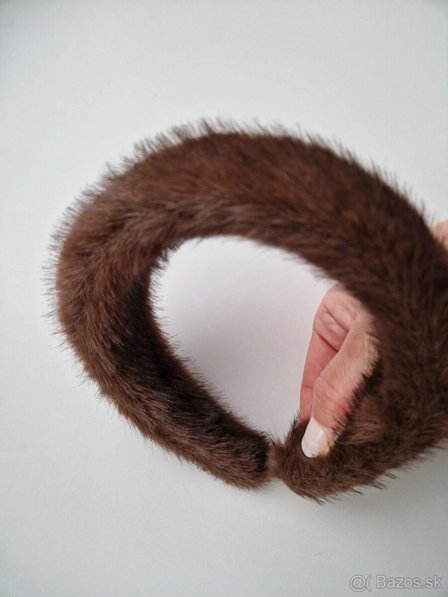 Čelenka kožušinová -NOVÁ darujem - 2