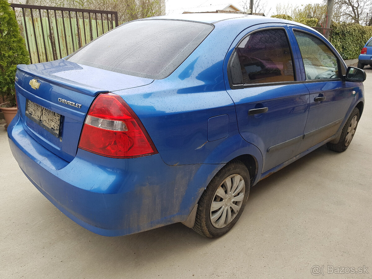 CHEVROLET AVEO 1,4B 69KW RV.2008 - 2