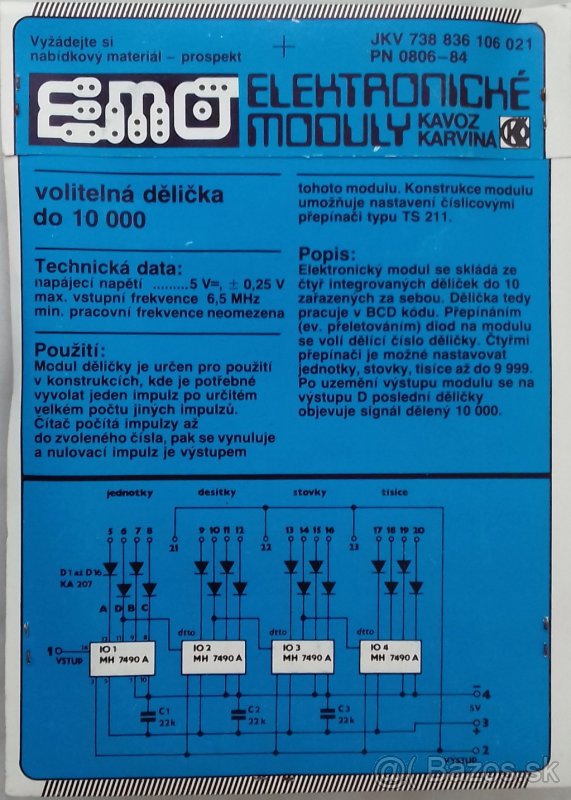 Elektronický modul Kavoz EMO21 - 2
