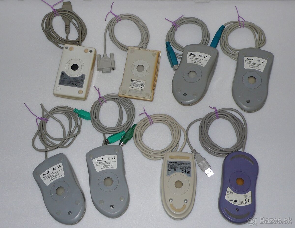 Predám Retro myši na serial, PS/2, a USB port - 2