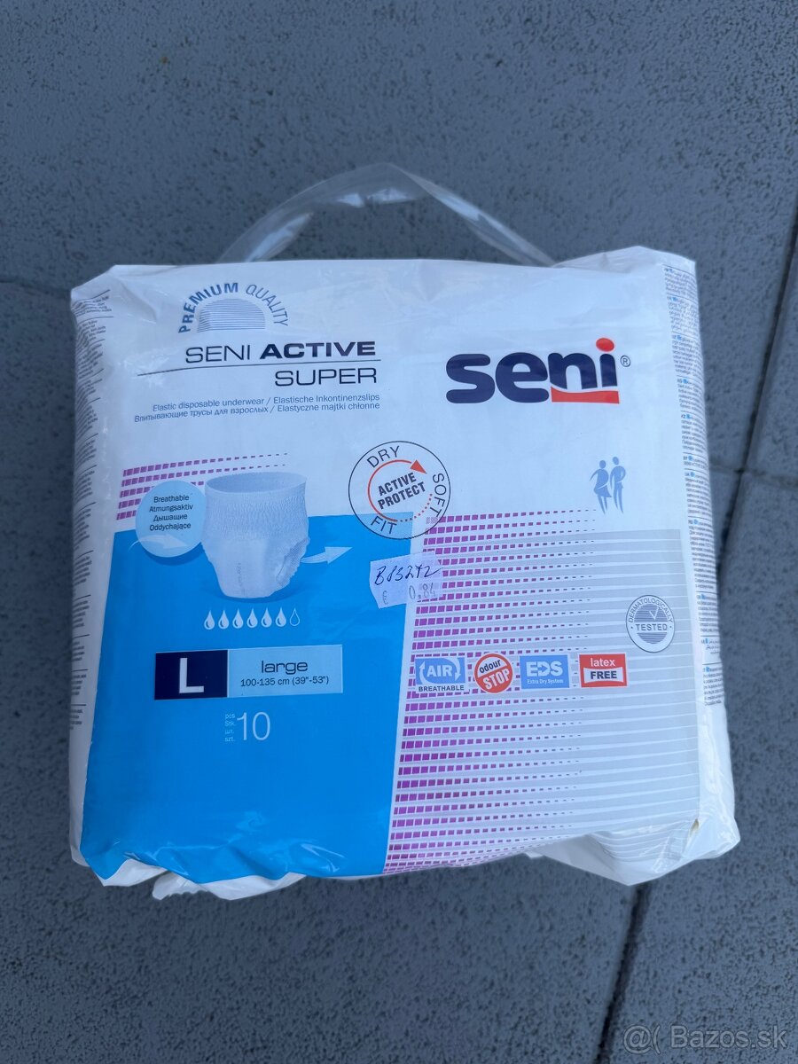 Predám plienky SENI ACTIVE SUPER - 2