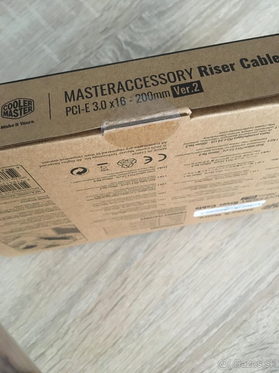 Cooler Master Riser Cable PCIe 3.0 x16 VER. 2 - 200mm - 2