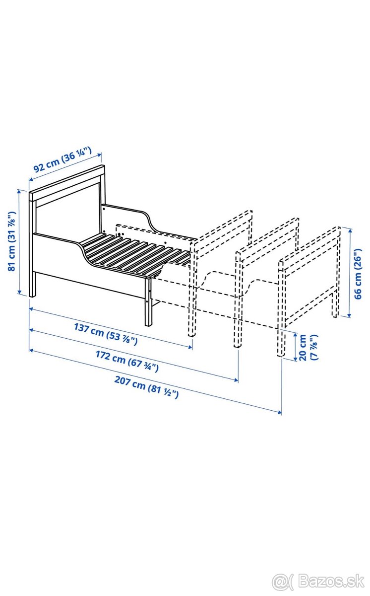 Ikea Sundvik detska posteľ - 2