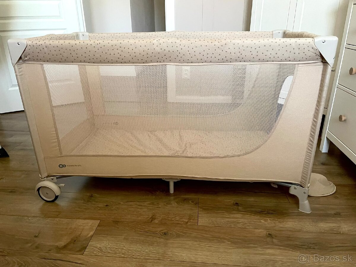 Cestovná postieľka KINDERKRAFT JOY 2 Beige - 2