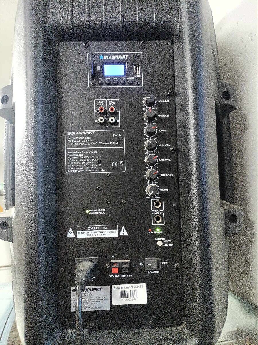 Repro + mikrofón + statív - 2