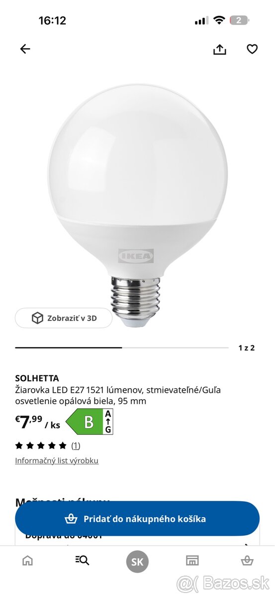 Ikea uplne nove ziarovky - 2