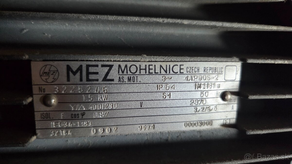 Elektromotor 1.5kW 2870 ot. - 2