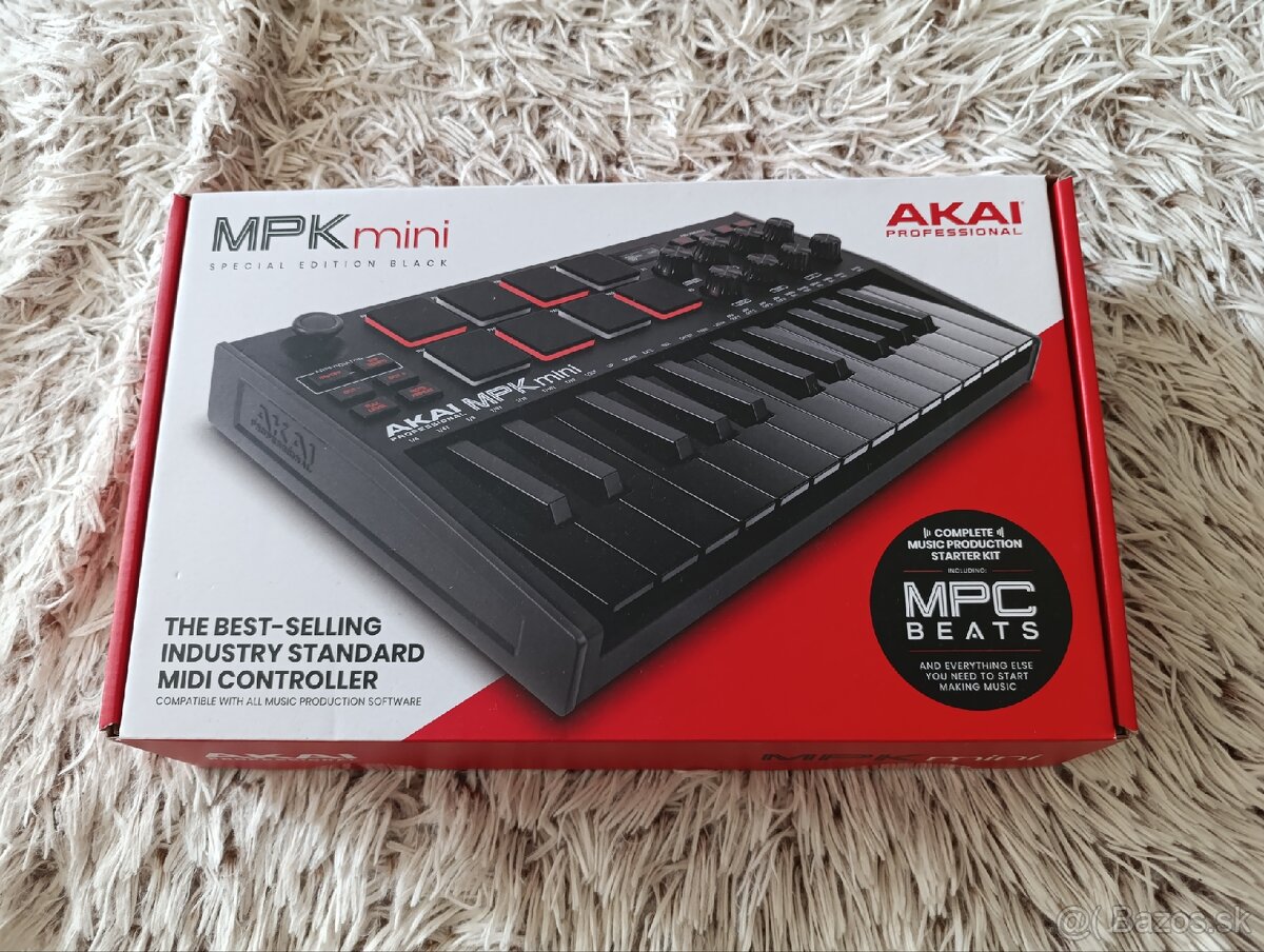 Akai mpk mini Mk3 black + záruka - 2