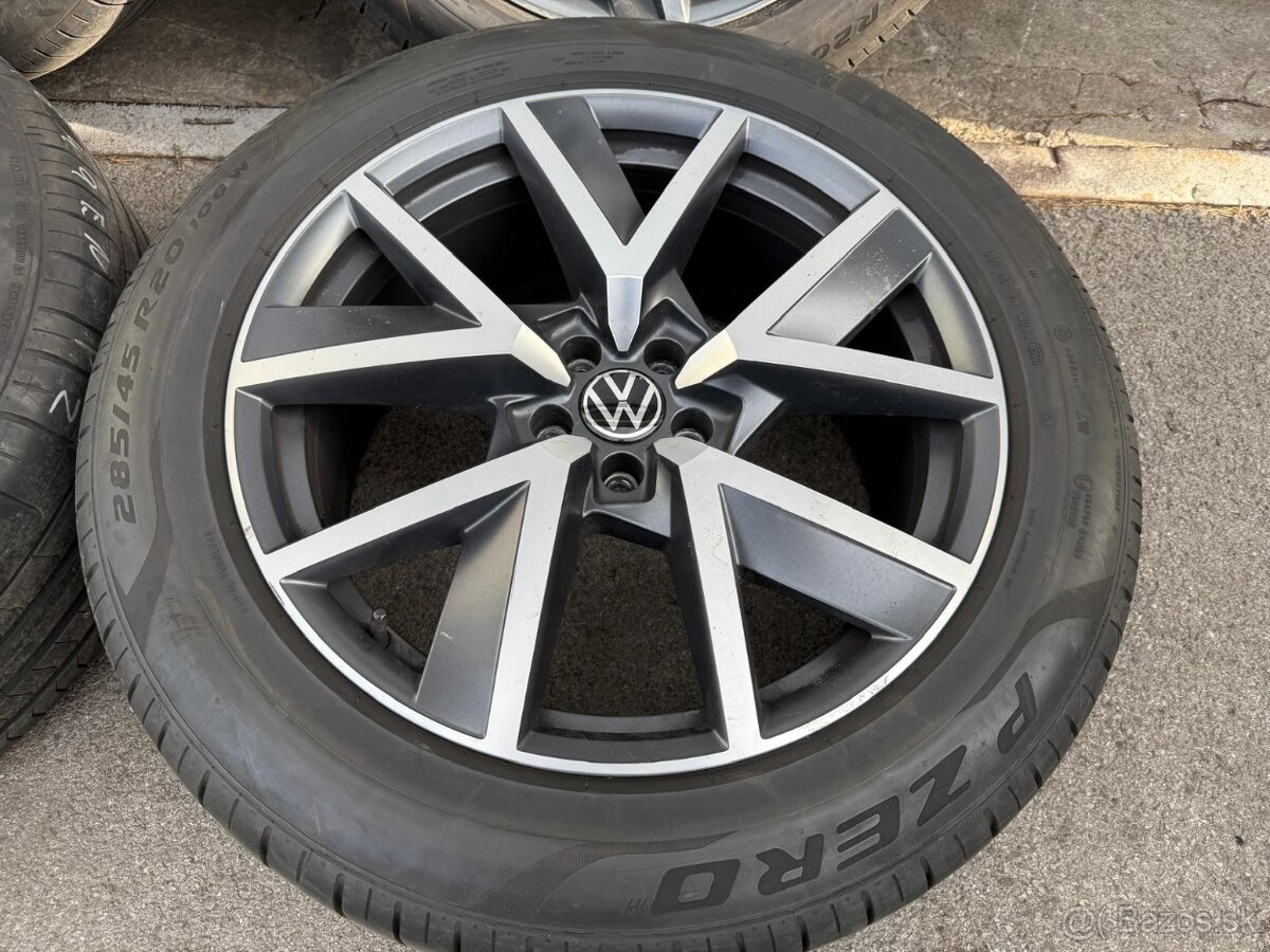 ORIGINAL VW TOUAREG 3 DISKY 5x112 R20 285/45 R20 LETO - 2