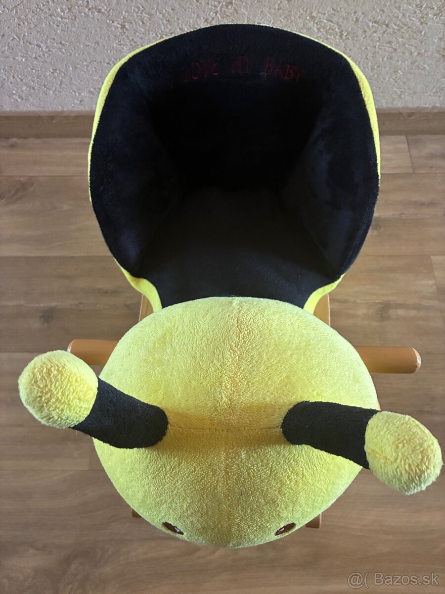 Plyšové hojdacie kresielko so zvukom - 2