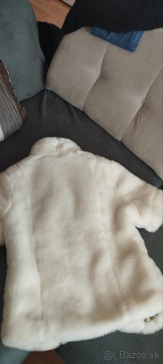 Detský kabátik bielučký - 2