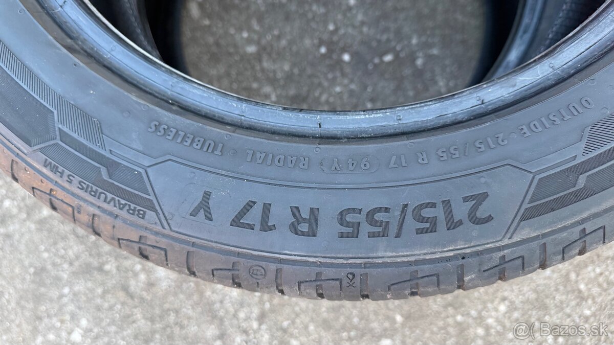 Barum 215/55 r17 letne - 2