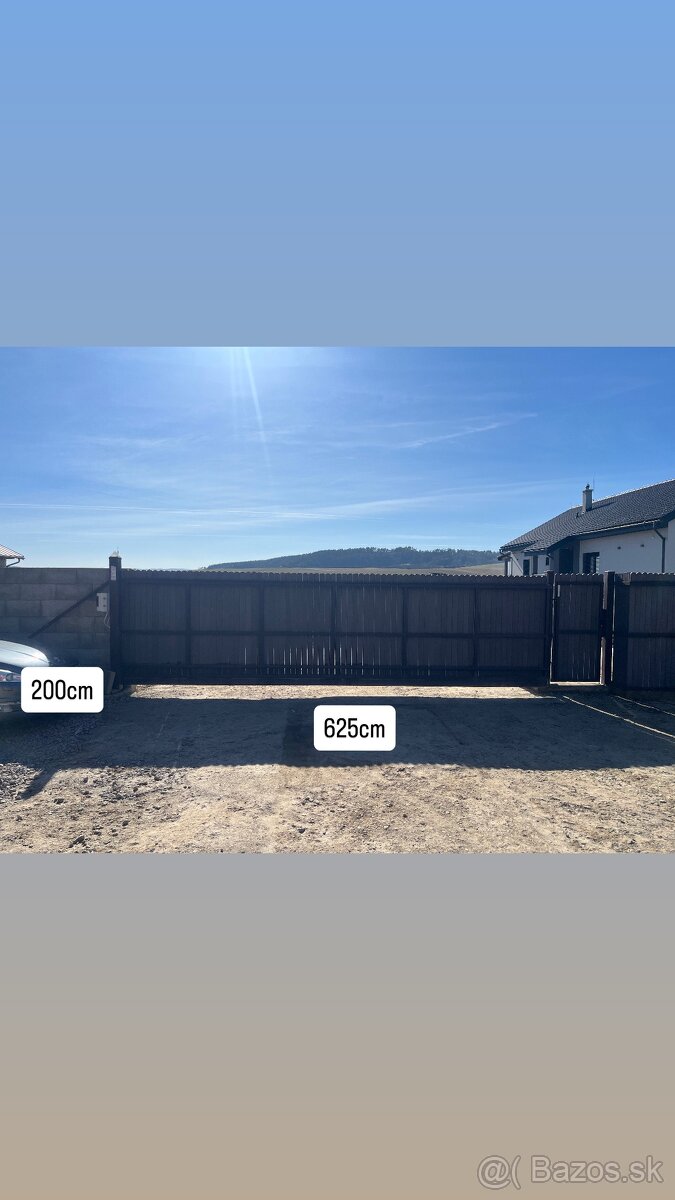 Posuvná brána samonostná - 2