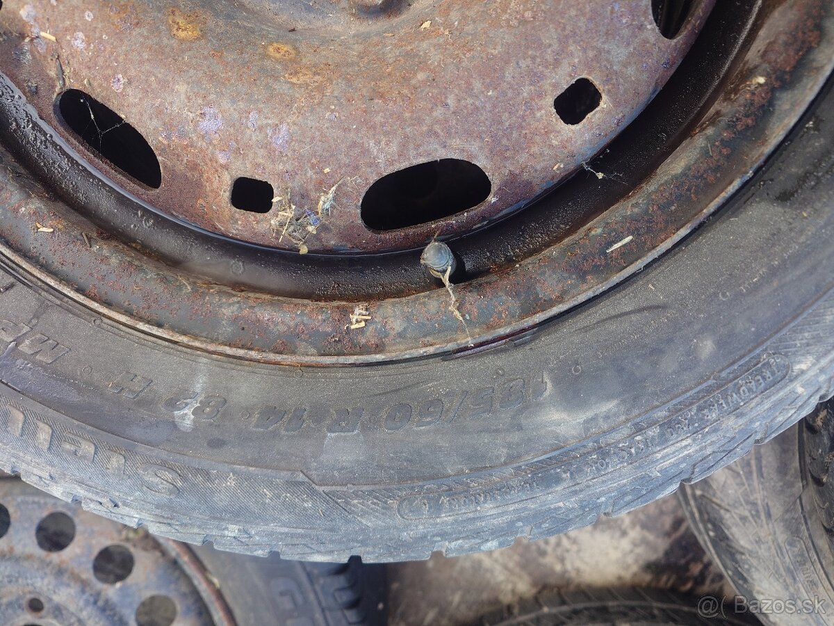 Disky s letnými pneu 5x100 r14 - 2