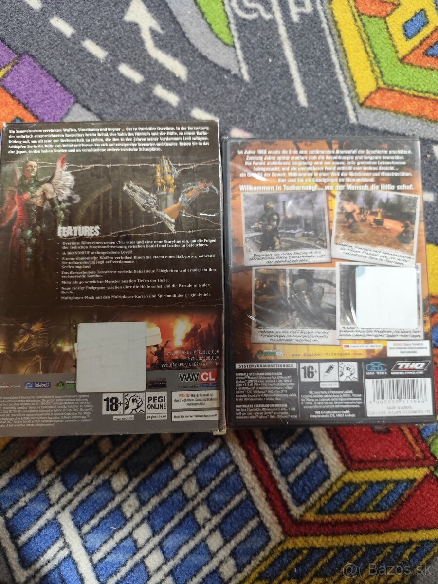 Zberateľské PC hry – S.T.A.L.K.E.R. & Painkiller - zabalené - 2