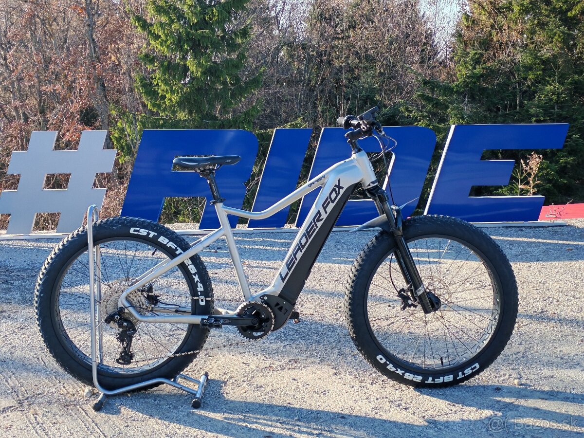 Jazdený elektrobicykel Leader fox Fat-bike Braga 26" HT - 2