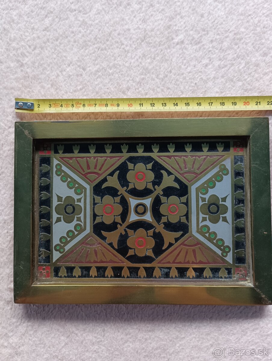 Starožitná ozdoba mosadzná 886gramov - 2