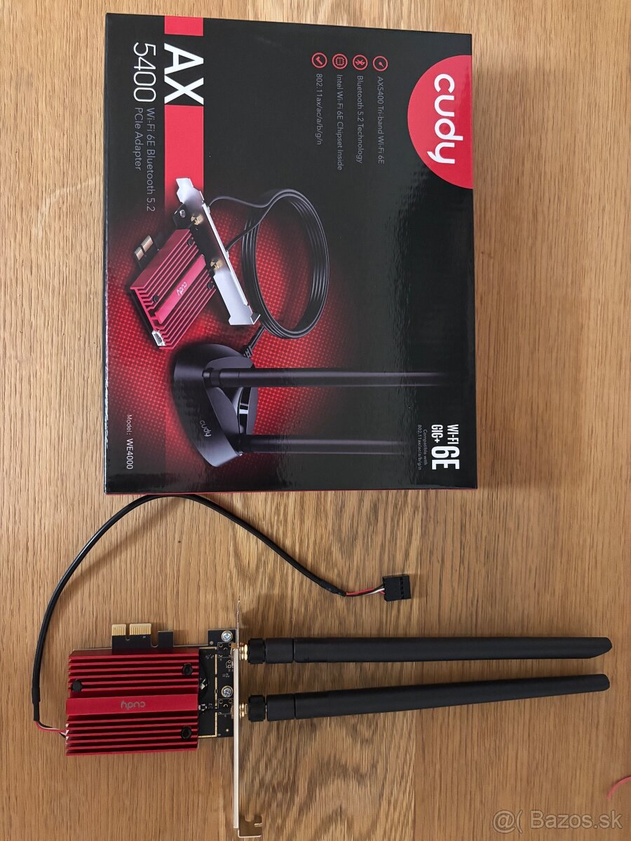 CUDY AX5400 Wi-Fi 6E PCI Express Adapter - 2