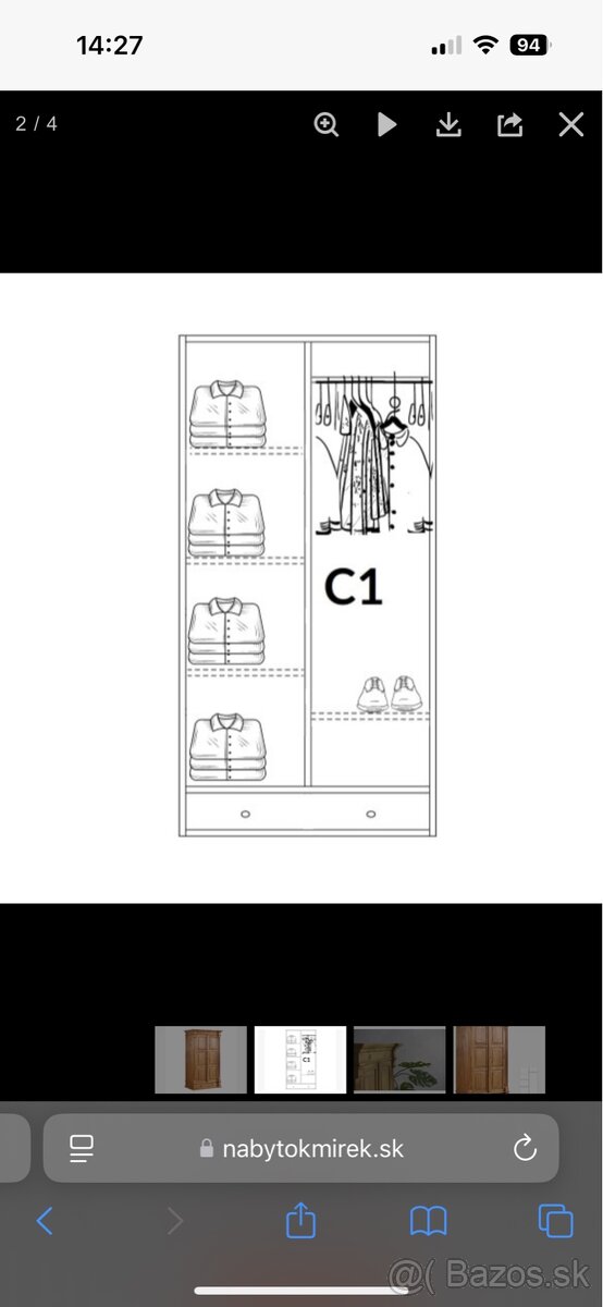 Predam skriňu z masivu - 2