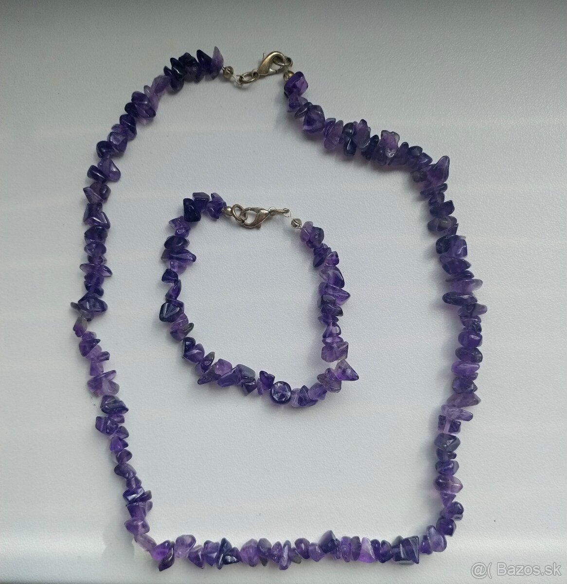 Náhrdelník a náramok Ametyst - 2