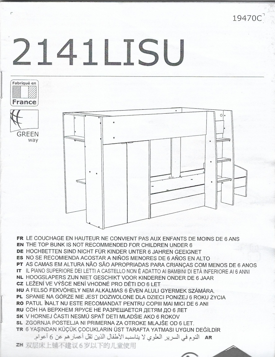 poschodova postel - 2