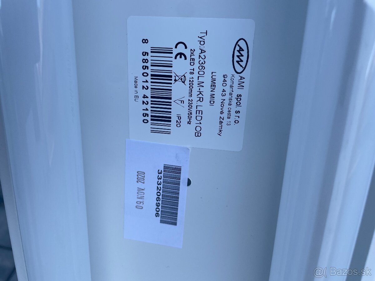 LED svietidla 120 cm. S trubicami - 2