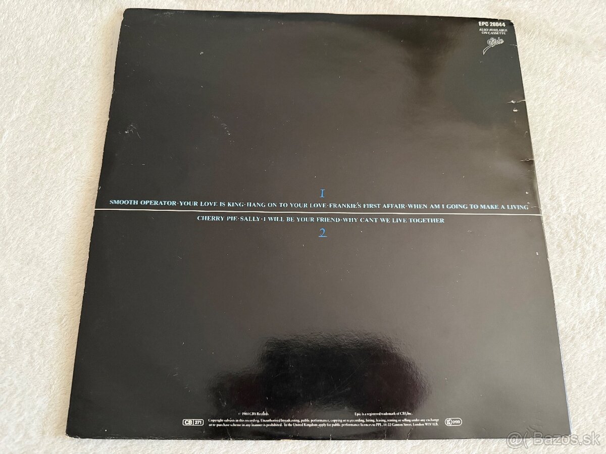 Sade – Diamond Life (LP vinyl, 1984) - 2