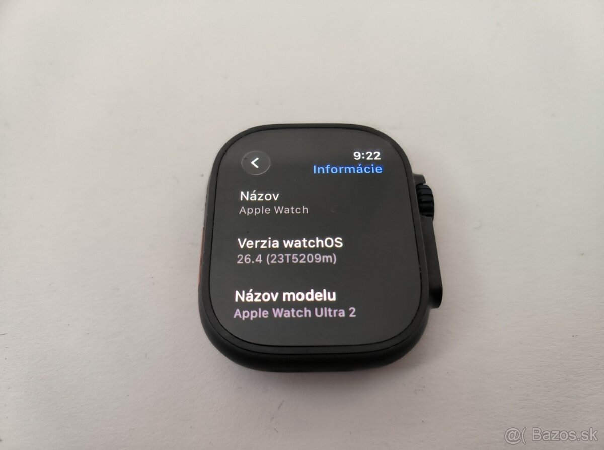 apple Watch Ultra 2 Black / Batéria 96% - 2