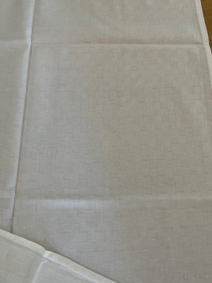 Biely bavlneny obrus - 2