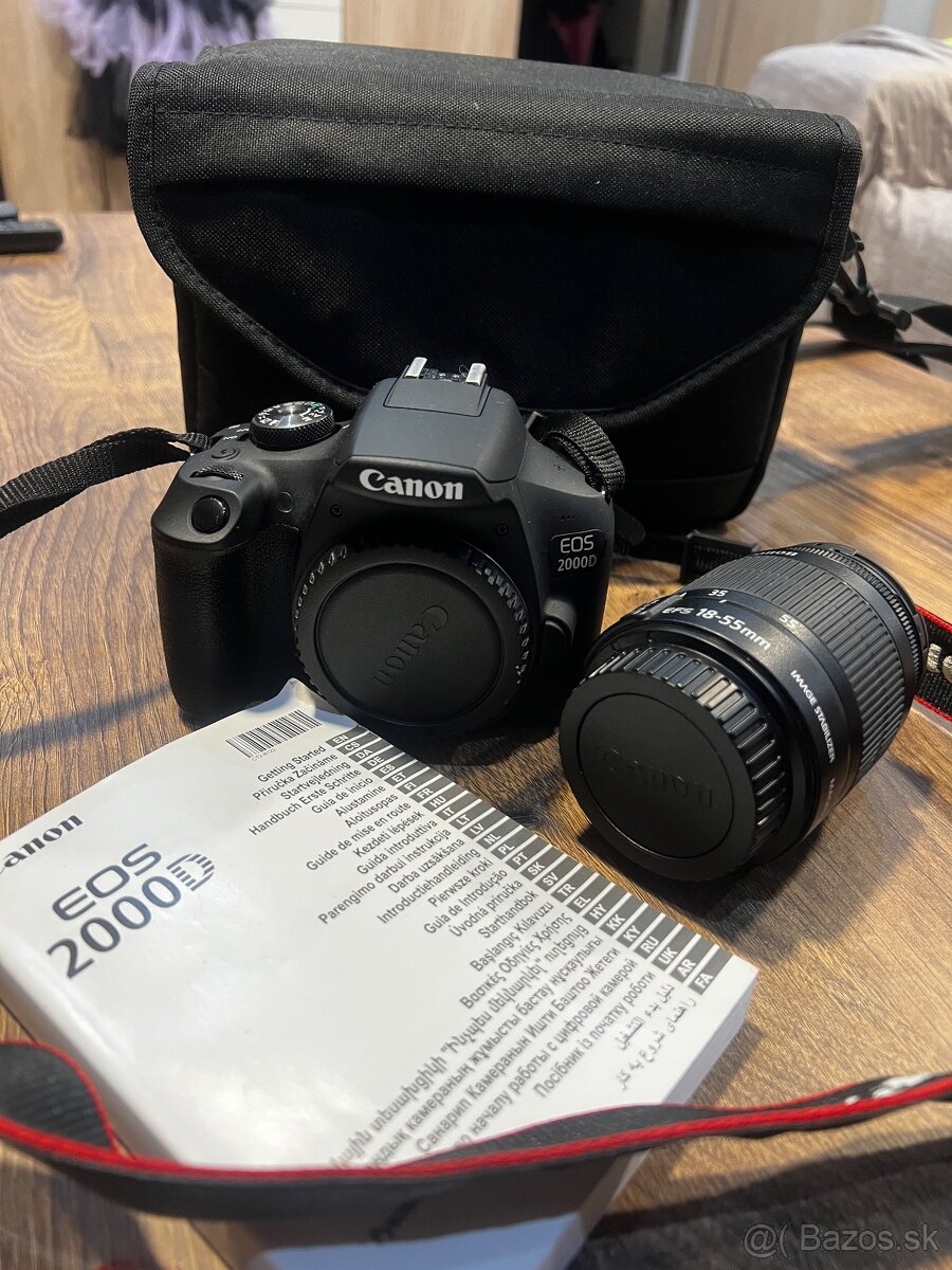 Zrkadlovka canon eos 2000D + zakladny obkektiv - 2