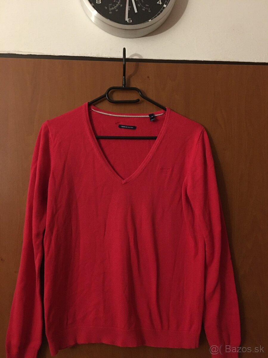 GANT originál malinkovy damsky sveter S/M - 2
