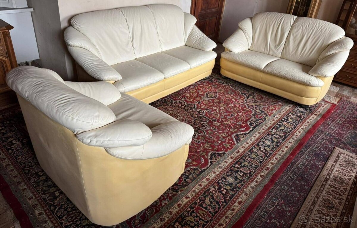 Kožená sedací souprava 3+2+1,5840 - 2