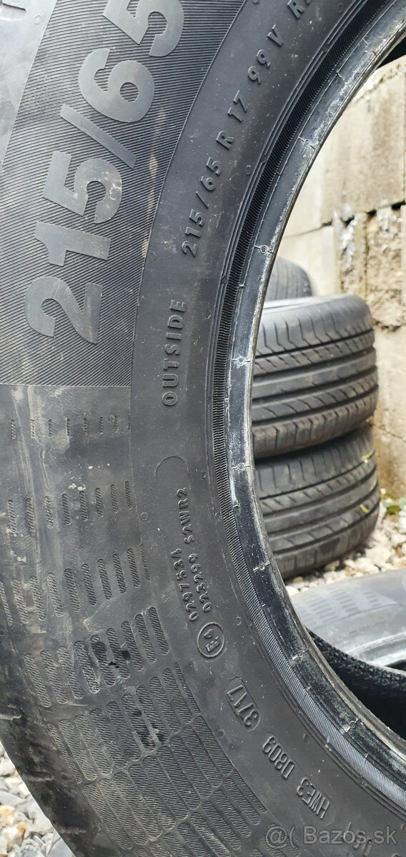 215/65 R17 letne CONTINENTAL EcoContact5 - 2