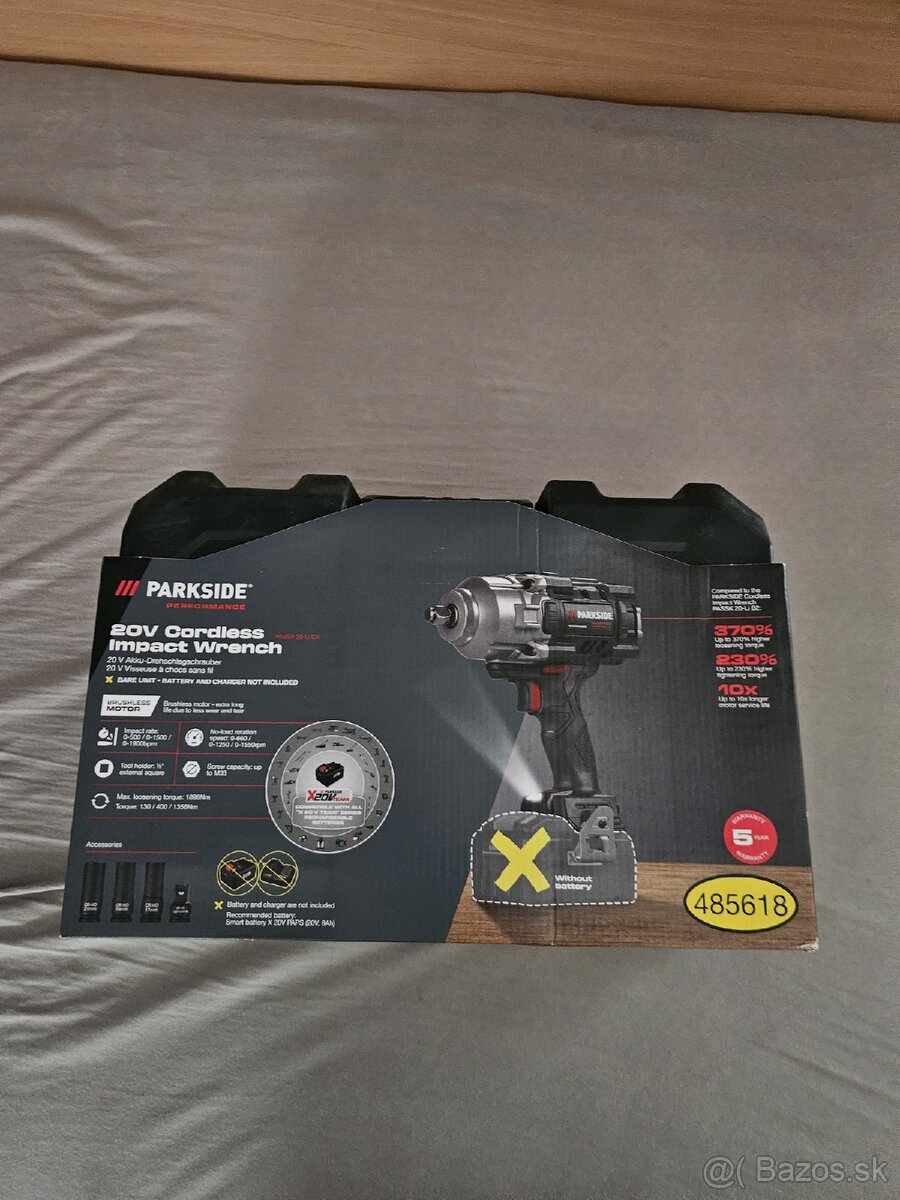 Rázový uťahovák parkside performance - 2