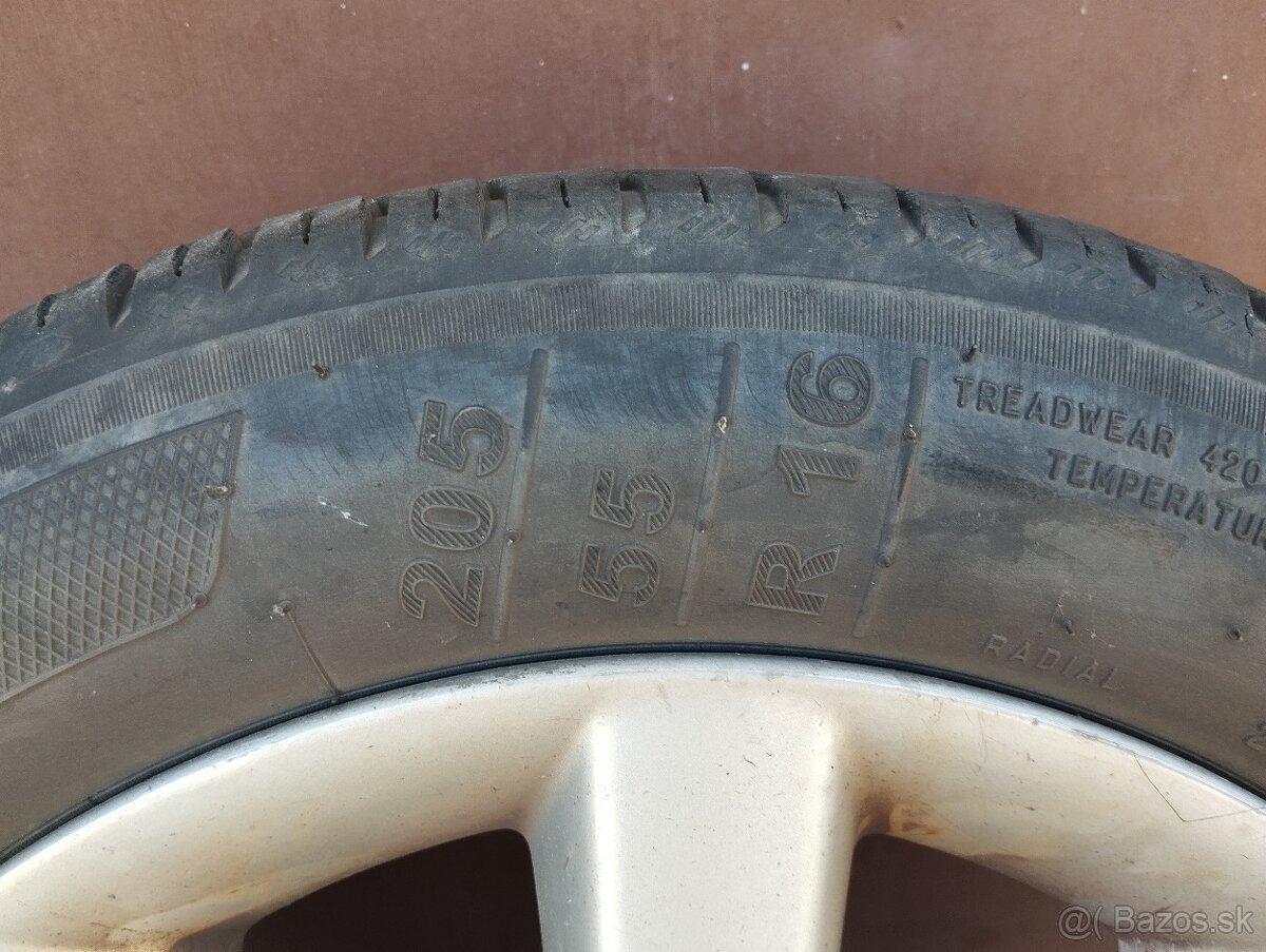 Predám hliníkové disky s pneu - 2