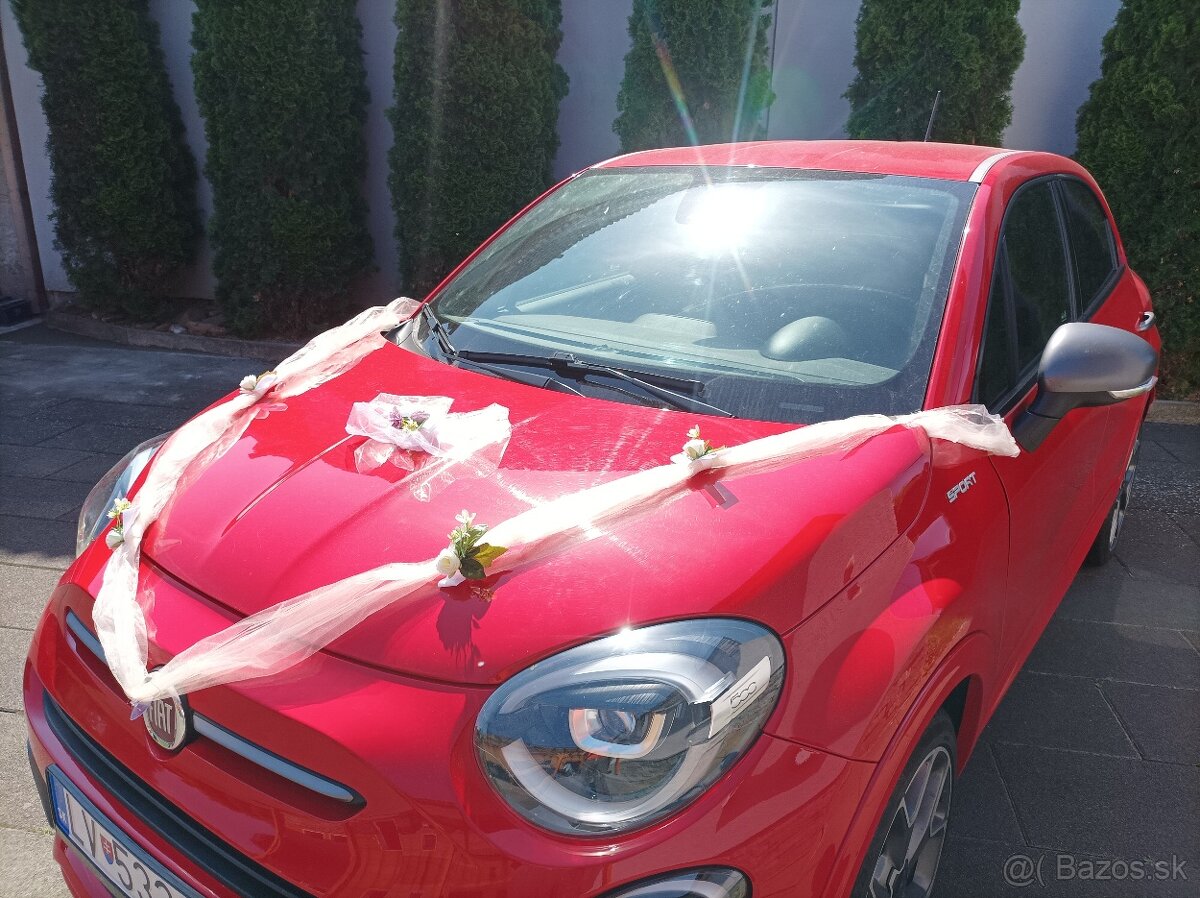 svadobná výzdoba na auto - 2