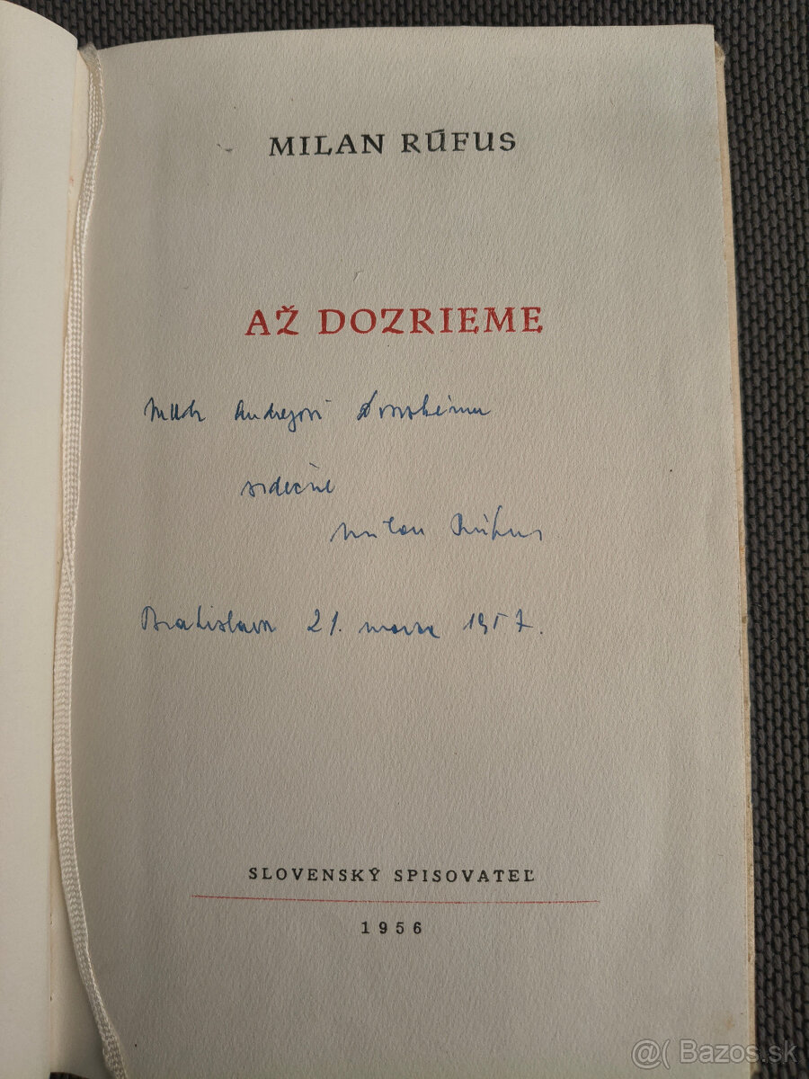Milan Rúfus - zbierka básní - 2
