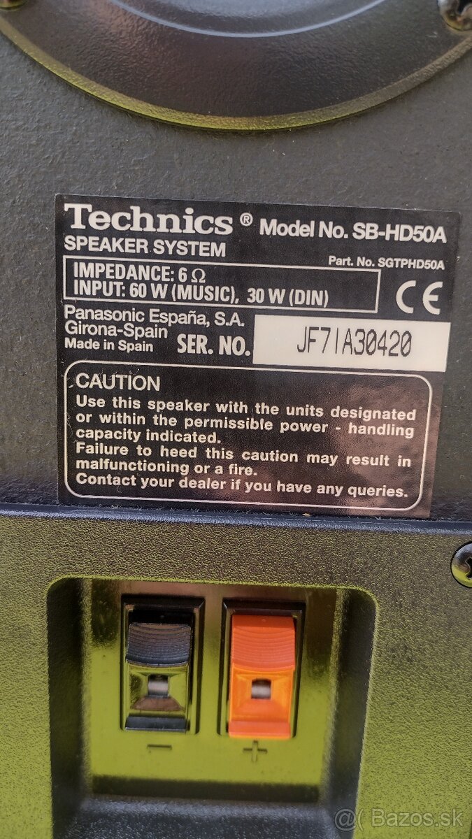 Predám Technics SE-HD 50A , cena 100€ - 2
