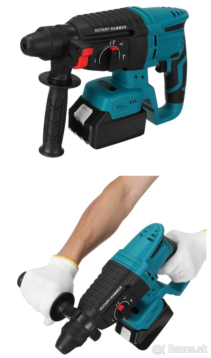 Aku set náradia 4ks, NOVÉ 4ks batérii - 2