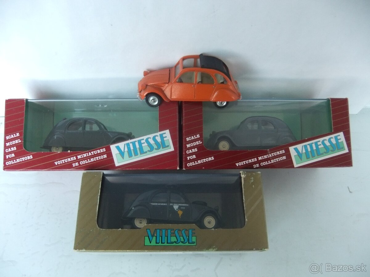 CITROEN 2CV v 1:43 od DINKY TOYS a VITESSE - 2