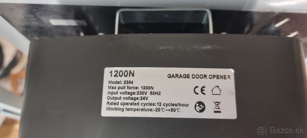 Motor garazovej brany - 2