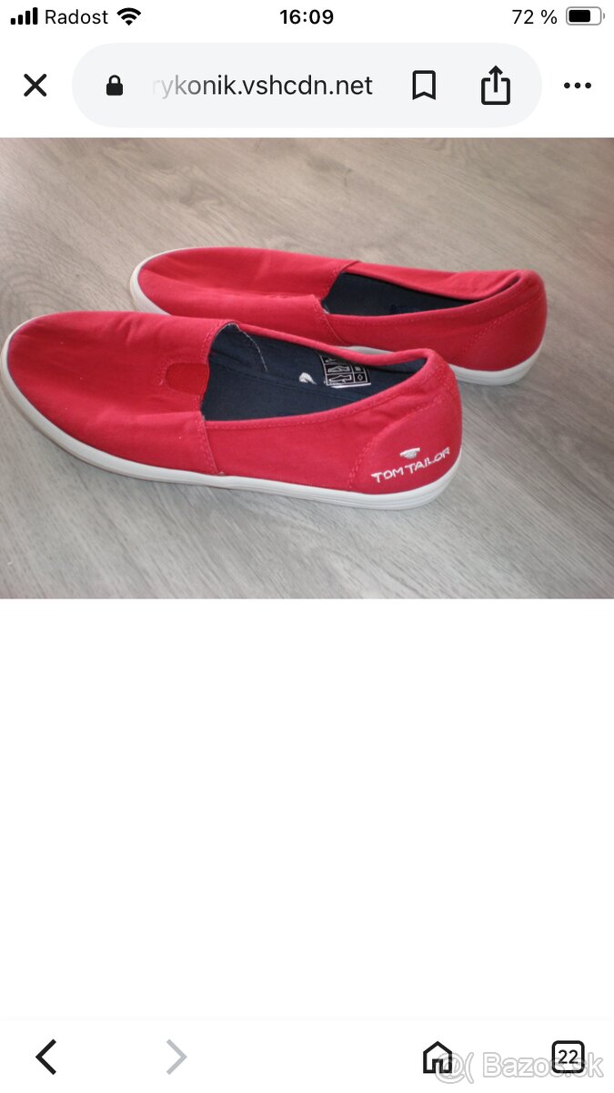 Slip-on tenisky Tom Tailor, veľ.37 - 2