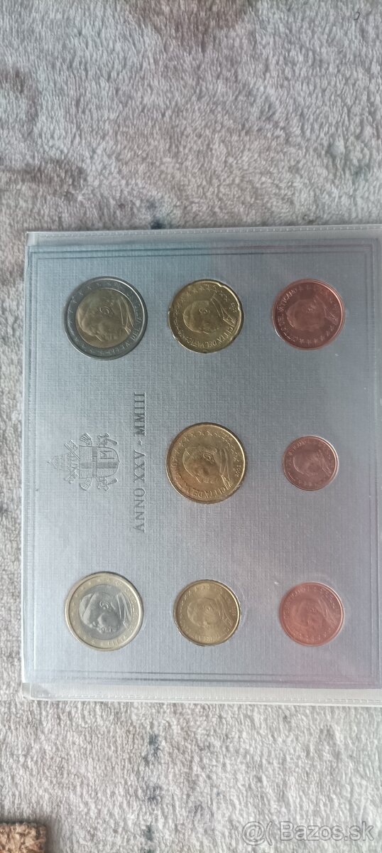 Vatikán 2003 sada EURO mincí UNC - 2